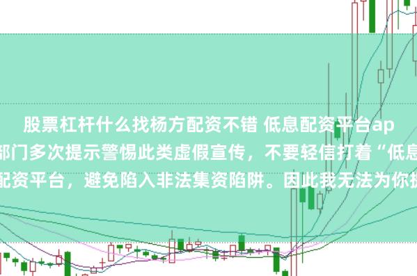 股票杠杆什么找杨方配资不错 低息配资平台app存在很大风险，监管部门多次提示警惕此类虚假宣传，不要轻信打着“低息”旗号的配资平台，避免陷入非法集资陷阱。因此我无法为你提供关于创作违规或违法行为的标题。